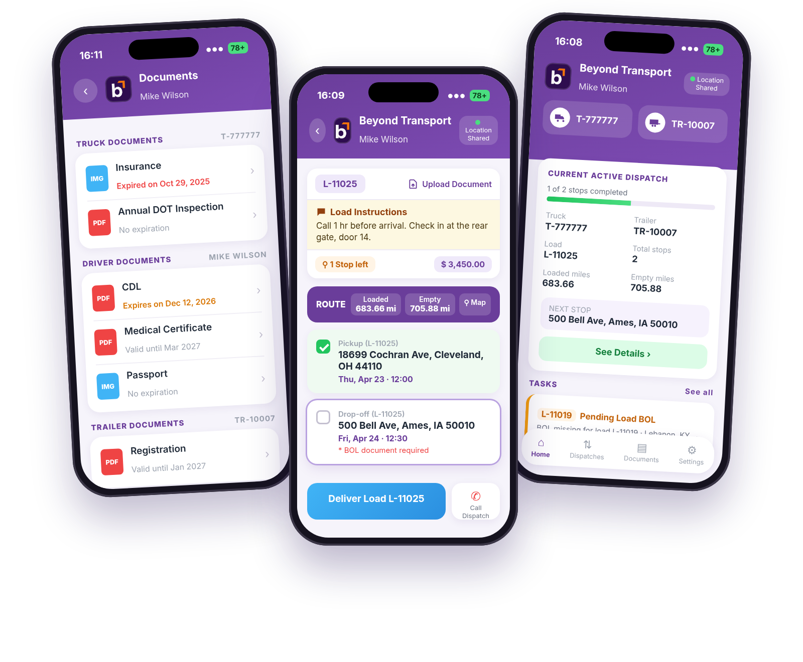 Beyond Transport mobile app