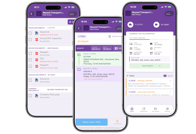 Beyond Transport mobile app